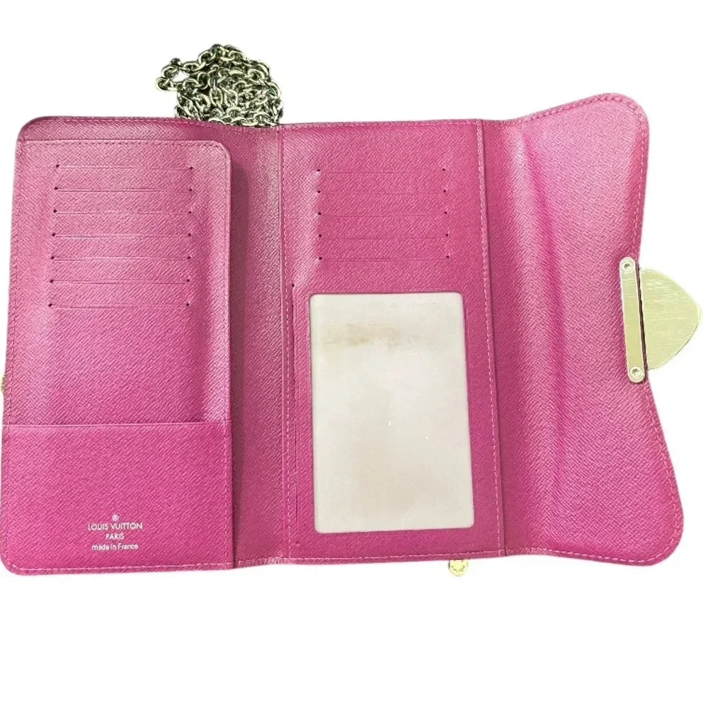 Louis Vuitton | Cassis Epi Eugenie Portefeuille Trifold Wallet